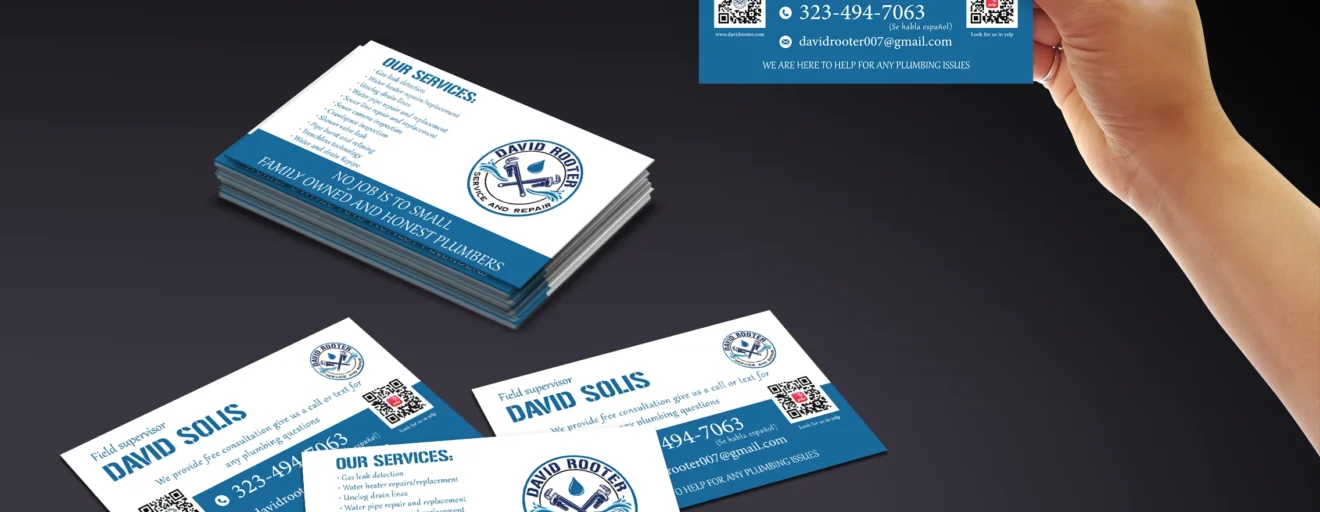 Business card mockup