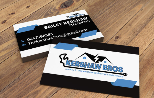 Business card mockup
