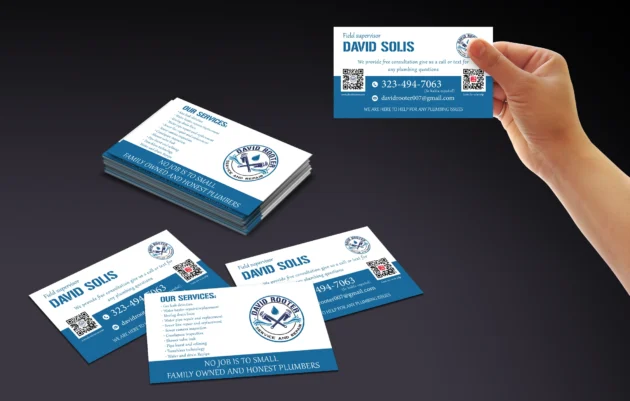 Business card mockup