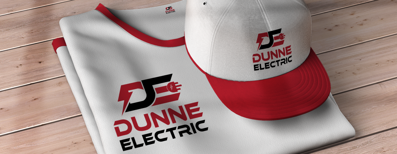 Dunne Electric logo mockup