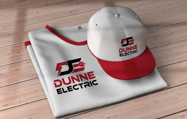 Dunne Electric logo mockup