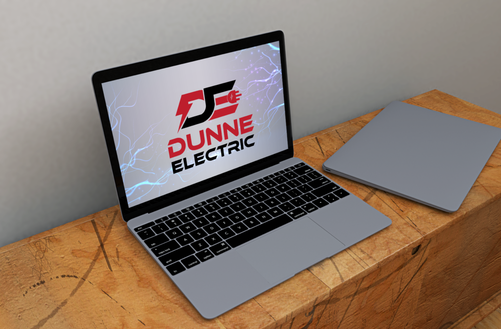 Dunne Electric logo mockupp
